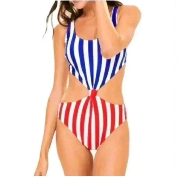 ABERCROMBIE & FITCH Cheekini One-Piece Swimsuit  Xlarge.  Nwt - Picture 1 of 2